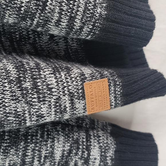 Buffalo David Bitton pull over sweater black marled - Picture 2 of 11